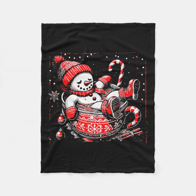 Couverture Polaire I'm Fine This Is Fine Just Having A Meltdown Funny (Devant)