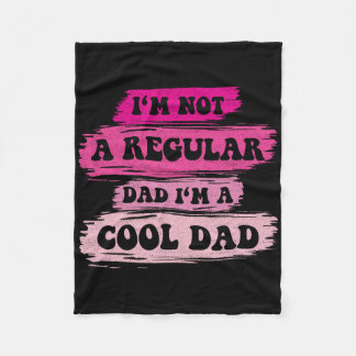 Couverture Polaire I'm Not A Regular Dad I'm A Cool Dad Vintage Fathe