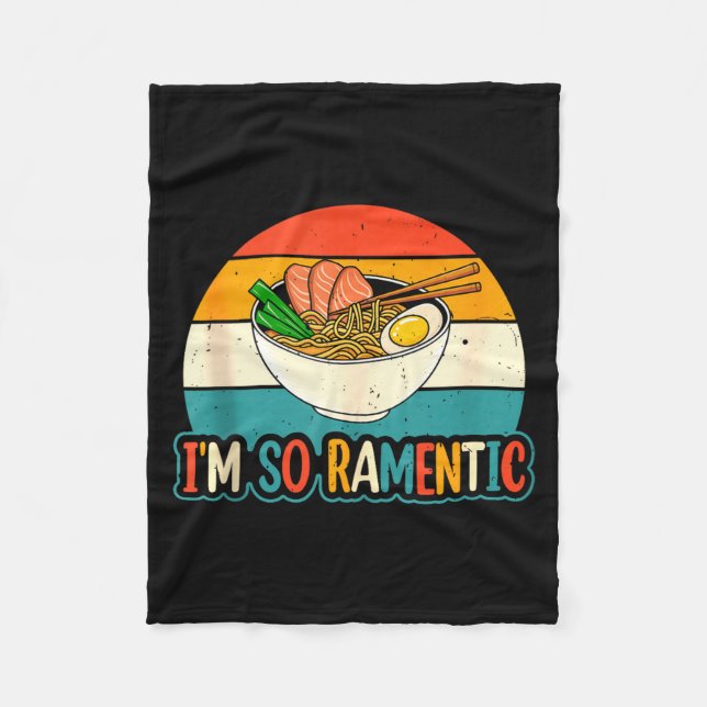 Couverture Polaire I'm So Ramentic - Matching Couple Ramen Noodles Lo (Devant)