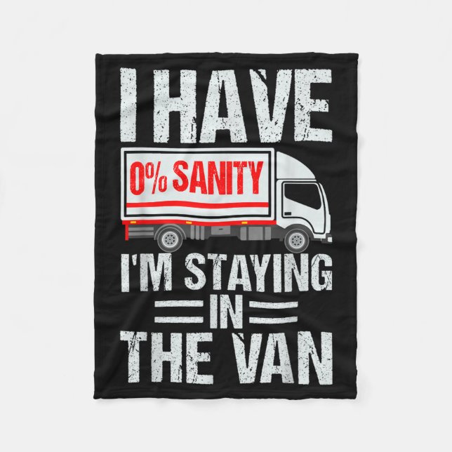 Couverture Polaire I'm Staying In Tha Van Funny Phasmophobia Gamer Me (Devant)