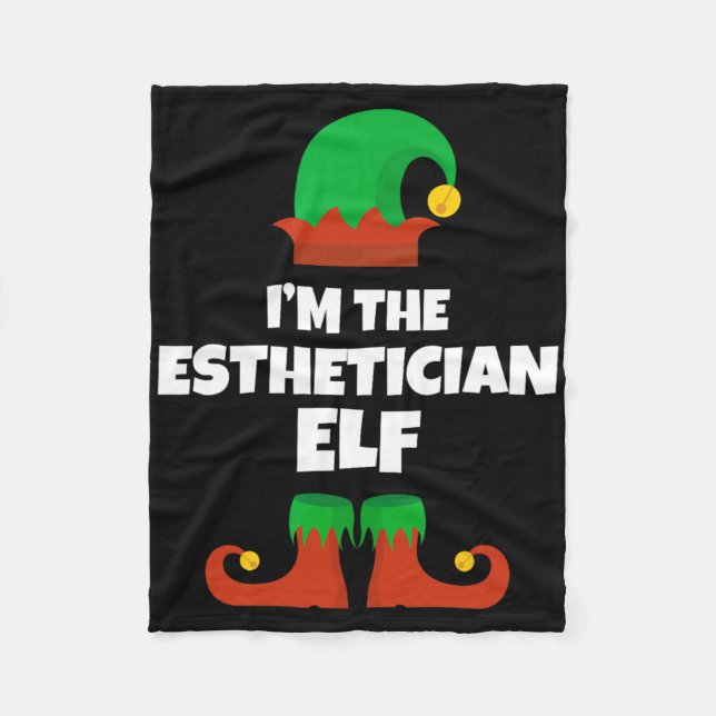 Couverture Polaire I'm The Esthetician Elf Family Pajama Christmas Be (Devant)
