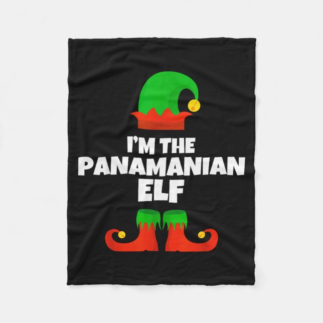 Couverture Polaire I'm The Panamanian Elf Family Pajama Christmas Fun (Devant)