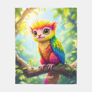 Couverture Polaire Imaginaire miel semi-ferret hybride