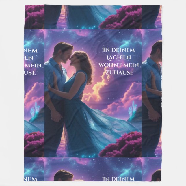 Couverture Polaire In deinem Lächeln wohnt mein Zuhause (Devant)