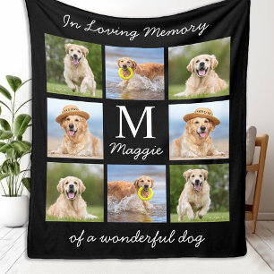 Couverture Polaire In Love Memory Pet Memorial Chien Photo