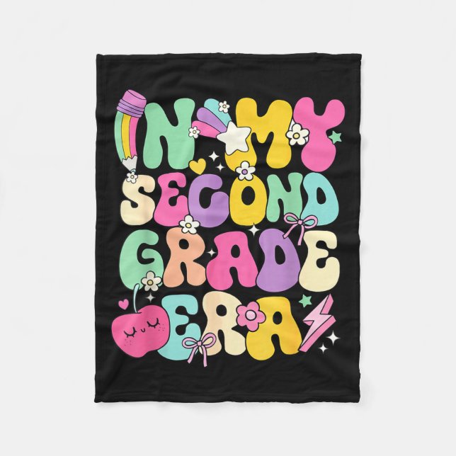 Couverture Polaire In My Second Grade Era Teachers Women Back To Scho (Devant)