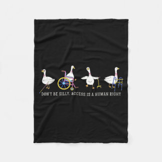 Couverture Polaire Inclusion Neurodiverse Accessibilité Silly Goose
