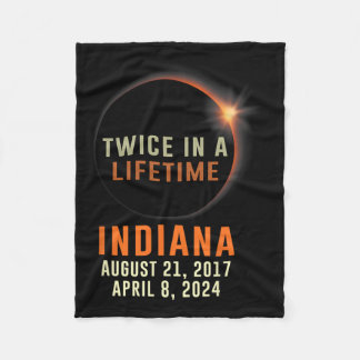Couverture Polaire Indiana Total Éclipse Solaire Deux Fois Dans Une V