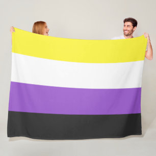 Couverture Polaire Indicateur Enby (Pride non binaire)
