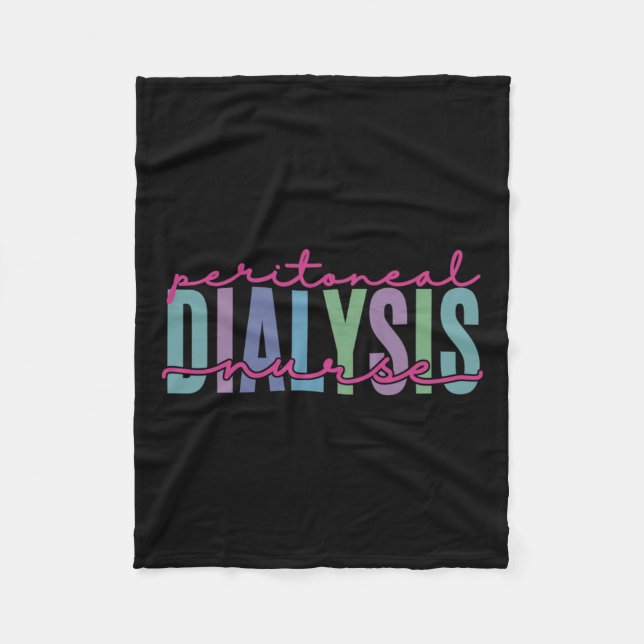Couverture Polaire Infirmière dialyse Maladie du rein Amusants Infirm (Devant)