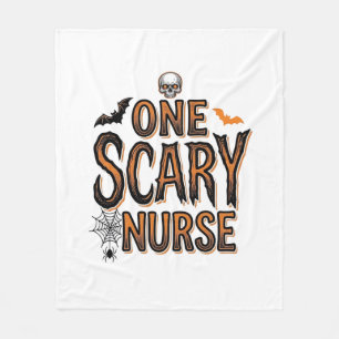 Couverture Polaire Infirmière effrayante Halloween Vintage Gravure T-
