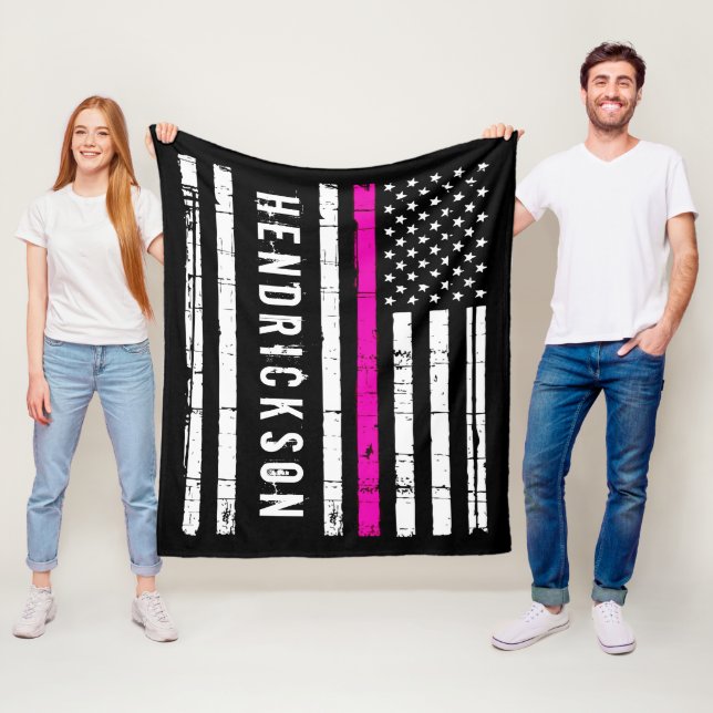 Couverture Polaire Infirmière personnalisée Indicateur Mince Ligne ro (En situation)