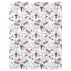 Infirmière rose mignonne | Docteur EKG Motif de st