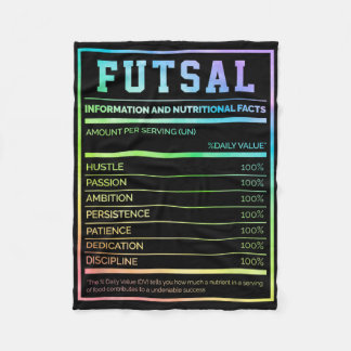 Couverture Polaire Informations et faits nutritionnels sur le futsal 