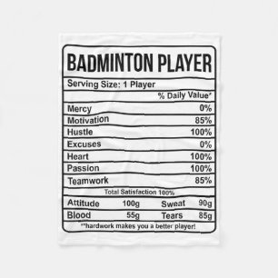 Couverture Polaire Informations sur les joueurs de badminton et faits