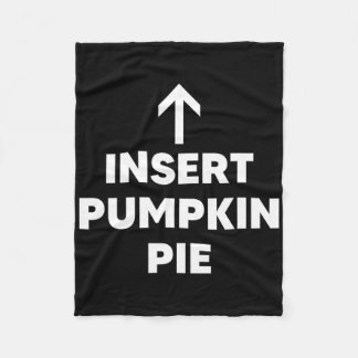 Couverture Polaire Insert Pumpkin Pie Funny Thanksgiving Dessert Pie