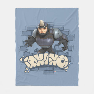 Couverture Polaire Insigne de personnage de Rhino