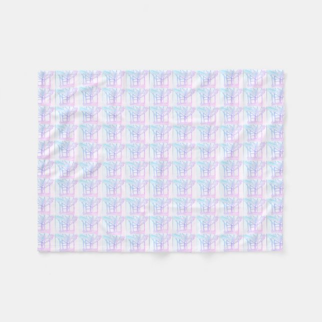 Couverture Polaire Interjumelage Abstrait   (Devant (Horizontal))