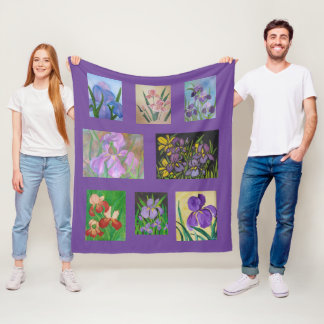 Couverture Polaire Iris Art Show # 1