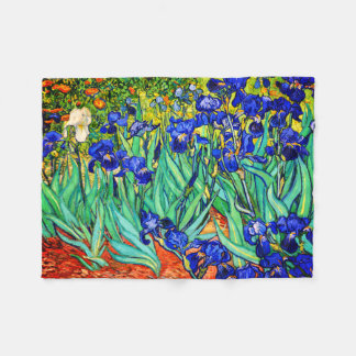 Couverture Polaire Irises par Vincent Van Gogh