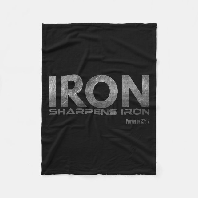 Couverture Polaire Iron Sharpens Iron  (Devant)