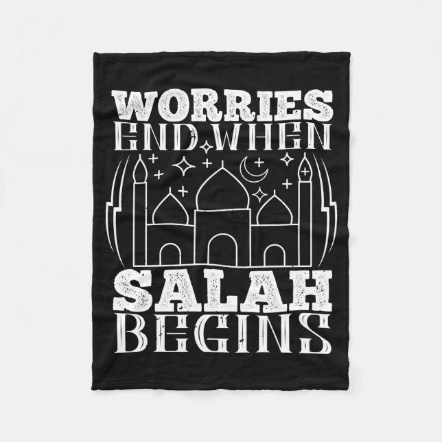 Couverture Polaire Islam - Les inquiétudes se terminent quand Salah c (Devant)