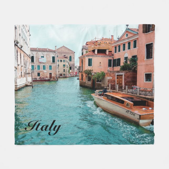 Couverture Polaire Italy Venice                        (Devant (Horizontal))