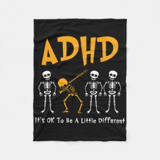 Couverture Polaire It's Ok To Be A Little Different Adhd Awareness Sk