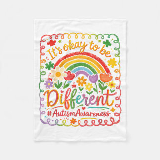 Couverture Polaire Its Okay to Be Different Neurodiversity Autism