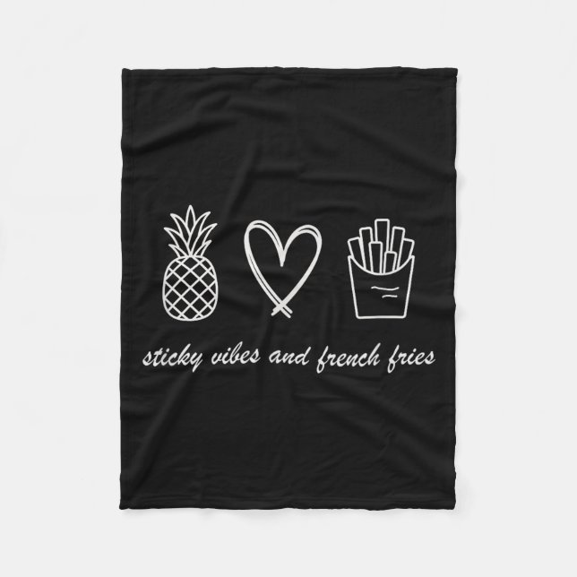 Couverture Polaire Ivf Mom Pregnancy Transfer Day Sticky Vibes &amp;  (Devant)