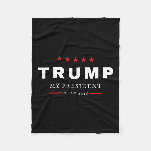Couverture Polaire J Trump Est Mon Président Depuis 2016 Maga Patriot (Devant)