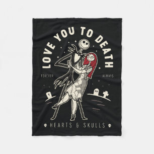 Couverture Polaire Jack & Sally - Vous Aimez À La Mort, Pour Toujour