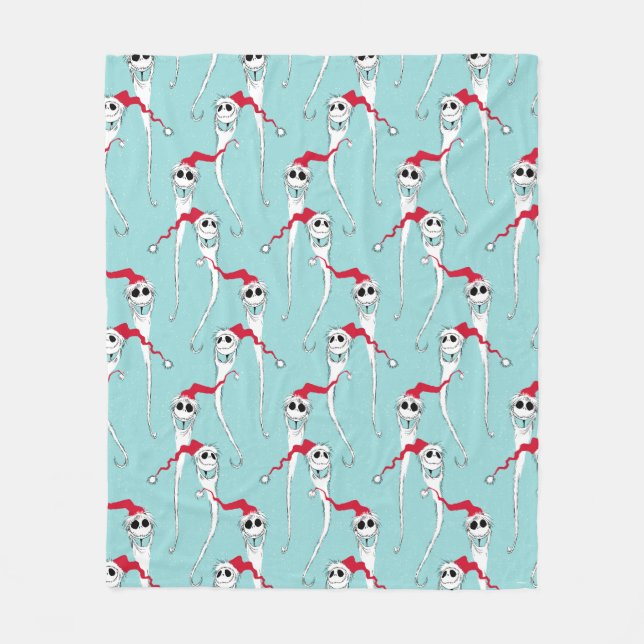 Couverture Polaire Jack Skellington Motif de Noël (Devant)