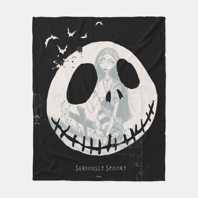 Couverture Polaire Jack Skellington | Sérieusement Éffrayant (Devant)