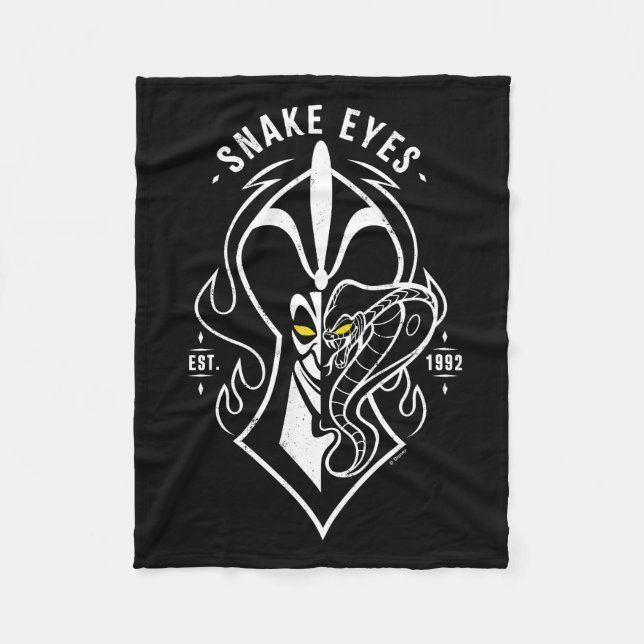 Couverture Polaire Jafar| Yeux de serpent (Devant)