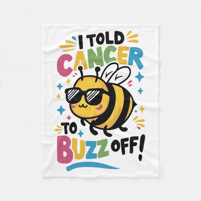 Couverture Polaire J'ai dit au cancer de faire du buzz (Devant)