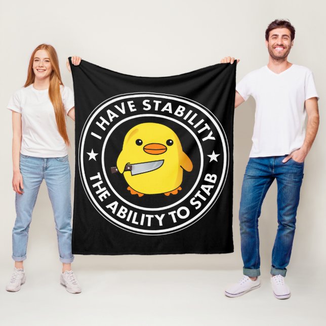 Couverture Polaire J'Ai La Stabilité De Stab Funny (En situation)