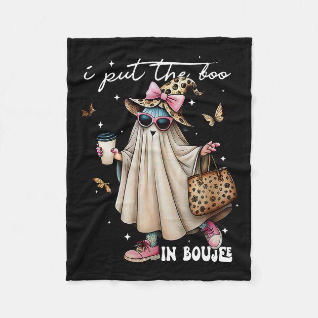 Couverture Polaire J'Ai Mis Le Boo À Boujee (Devant)
