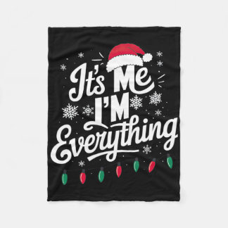 Couverture Polaire J'ai tout ce que je veux pour Noël C'est moi je su