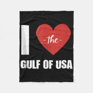 Couverture Polaire J'Aime Amérique Golfe Du Mexique Président Trump G