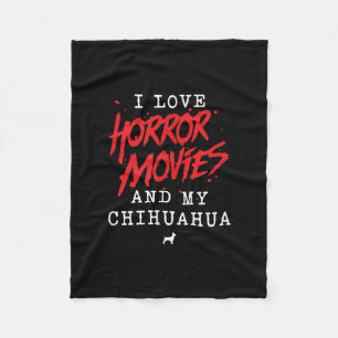 Couverture Polaire J'Aime Les Films D'Horreur Et Mon Propriétaire De 