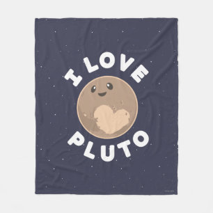 Couverture Polaire J'aime Pluton
