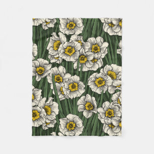 Couverture Polaire Jardin de la jonquille