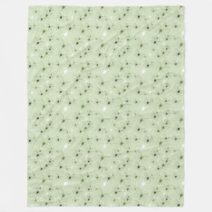 Couverture Polaire Jardin des papillons à la menthe