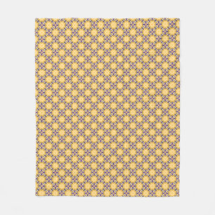 Couverture Polaire Jaune et pourpre