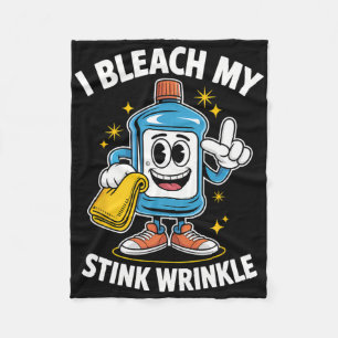 Couverture Polaire Je Bleach Mon Putain Wrinkt Chemise Drôle Sale Chr