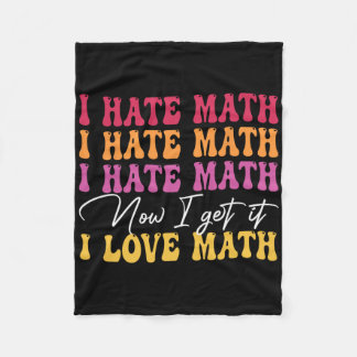 Couverture Polaire Je déteste les maths maintenant je comprends je le