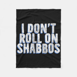 Couverture Polaire Je ne marche pas sur Shabbos - Drôle bol de Bowler