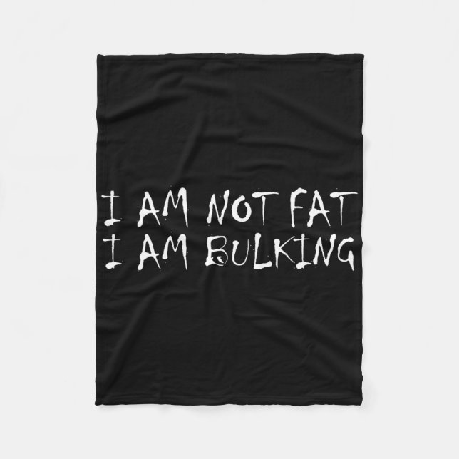 Couverture Polaire Je Ne Suis Pas Gros Je Vraiment Fitness Bodybuildi (Devant)
