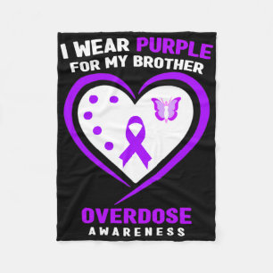 Couverture Polaire Je Porte Du Violet Pour La Sensibilisation À La Su